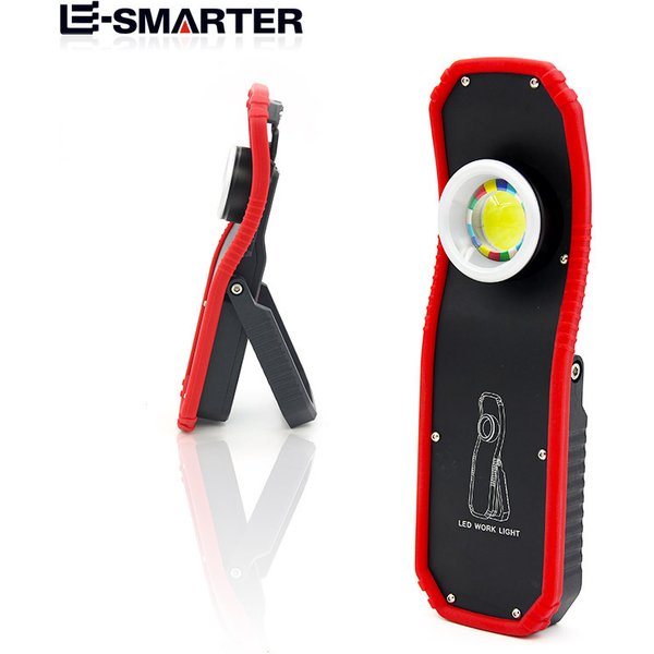 Portable Floodlight 60W COB Magnetic Work Light USB Rechargeable Camping Tent Flashlight Repair Lighting Lamp With Hanging Hook