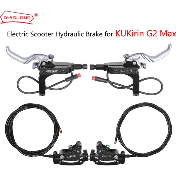 DYISLAND Elektroroller Hydraulische Scheibenbremse für KUKirin G2 Master G2 Max 2-Pin Stromabschaltung Elektroroller-Bremse