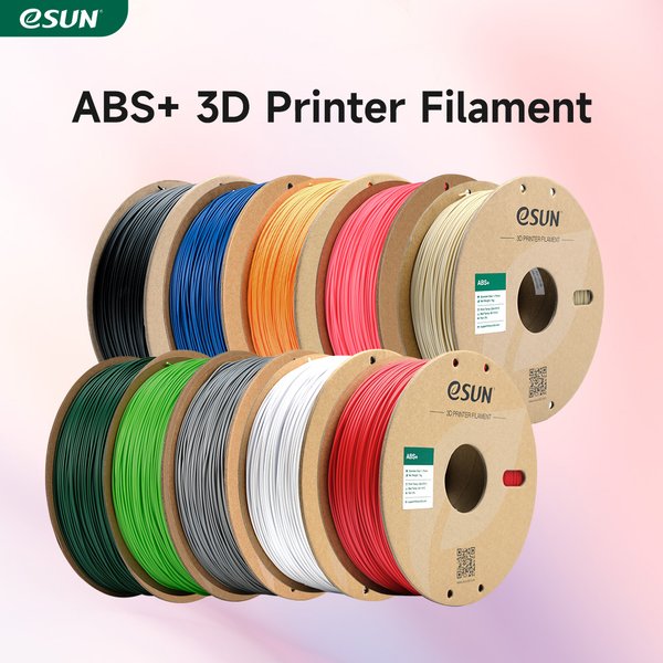 ESUN 3D-Drucker Filament 1,75mm 1KG ABS+ 3D-Kunststoff Druckfilament 2,2 LBS Spule 3D-Druckmaterial für 3D-Drucker