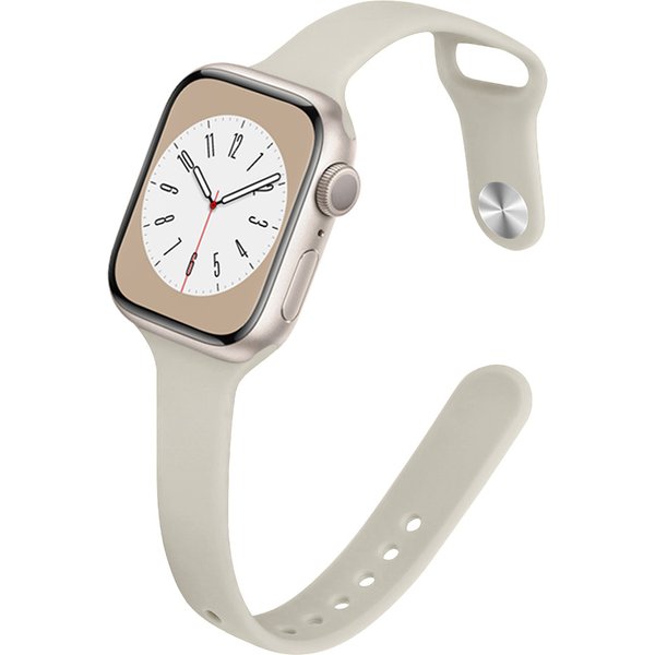 Slim Strap for Apple Watch Band 40mm 41mm 38mm 44mm 45 mm 49mm 42mm Sport Silicone belt bracelet iWatch Series 8 SE 7 6 5 Ultra