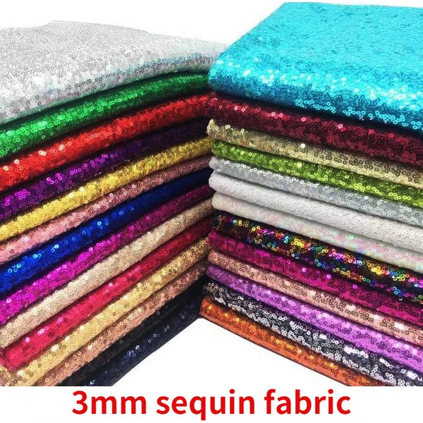 Tissu à paillettes 100/200/300cm, utilisé pour les nappes de fête, les ornements pour la tête, les vêtements pour animaux de compagnie, les robes, vendu au mètre