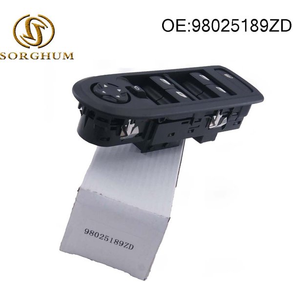 SORGHUM 98025189 ZD – interrupteur de fenêtre électrique principal, pour PEUGEOT 301 2014 – 2017