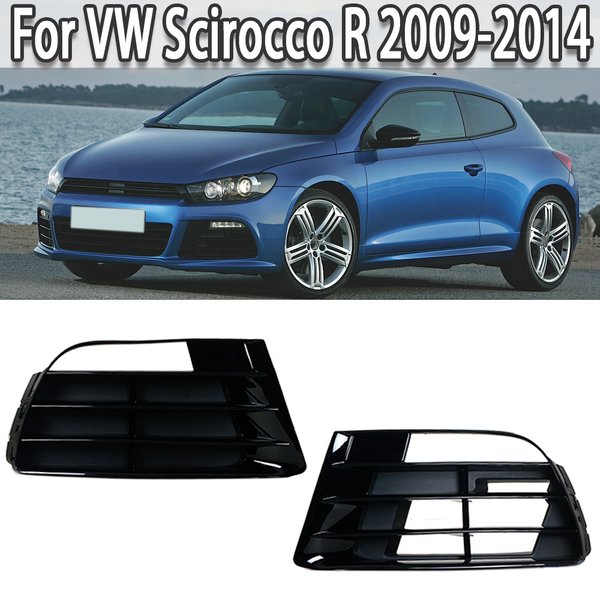 Couvercle de phare antibrouillard pour pare-choc avant de voiture, calandre inférieure pour Volkswagen VW Scirocco R 2009 – 2014