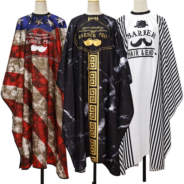 New Hair Cutting Cape Pro Salon Hairdressing Cloth Gown Barber Waterproof Hairdresser Apron Haircut Coat