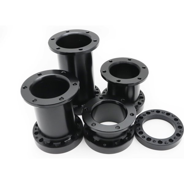 Universal Lenkradnabe Spacer 13/51/76/101/128 MM Lenkradnabe Boss Kit Adapter Spacer Schwarz