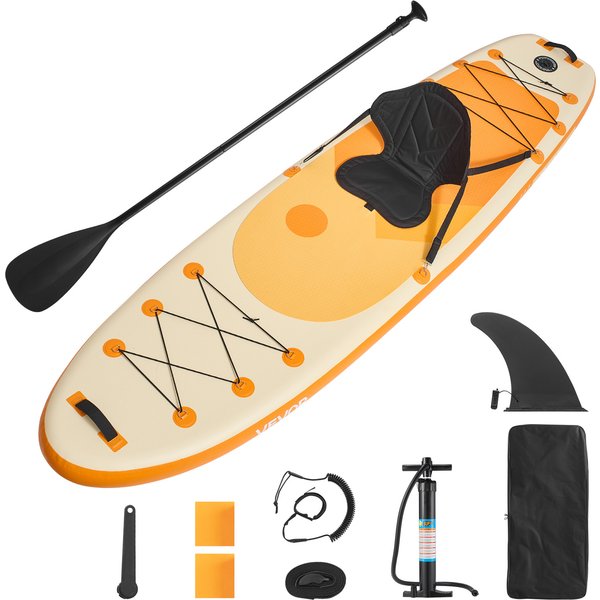 SucceBuy Aufblasbares Paddleboard mit Sitz, ultraleichtes SUP-Paddleboard, Stand-Up-Paddleboard mit Zubehör für Jugendliche und Erwachsene