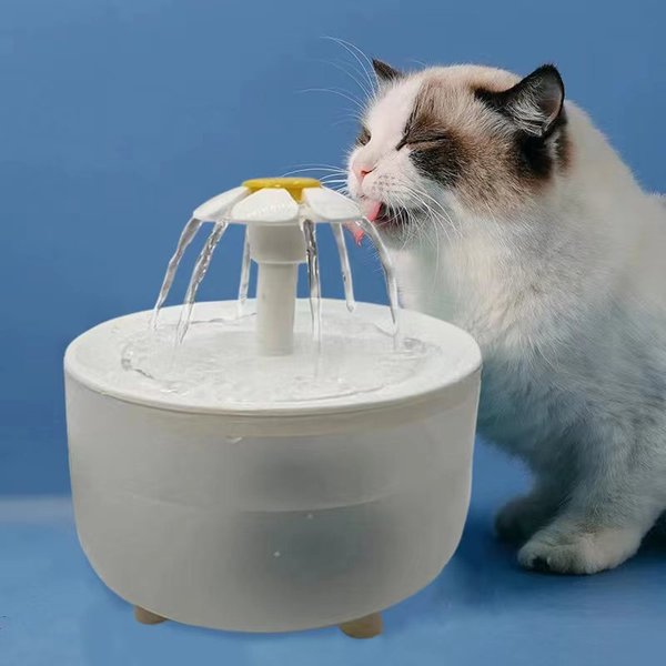 fontaine à eau pour chats Fontaine à Eau pour Animaux Domestiques, Filtre existent, Abreuvoir Silencieux Électrique USB, Filles pour Chat, Distributeur d'Eau RecirBMO Filtring, 1200ml