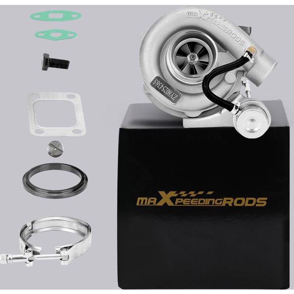 GT30 Turbo T3 T04E Turbinen-Turbolader für 1,5L bis 2,5L alle 4/6-Zylinder-Motoren T3 T4 4-Loch-Flansch Externes Wastegate