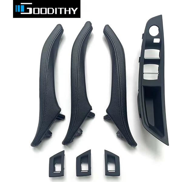 RHD 2/7PCS Car Left Right Interior Door Armrest Leather Handle Assembly For BMW 5 Series F10 F11 F18 520i 523i 525i 528i 535i