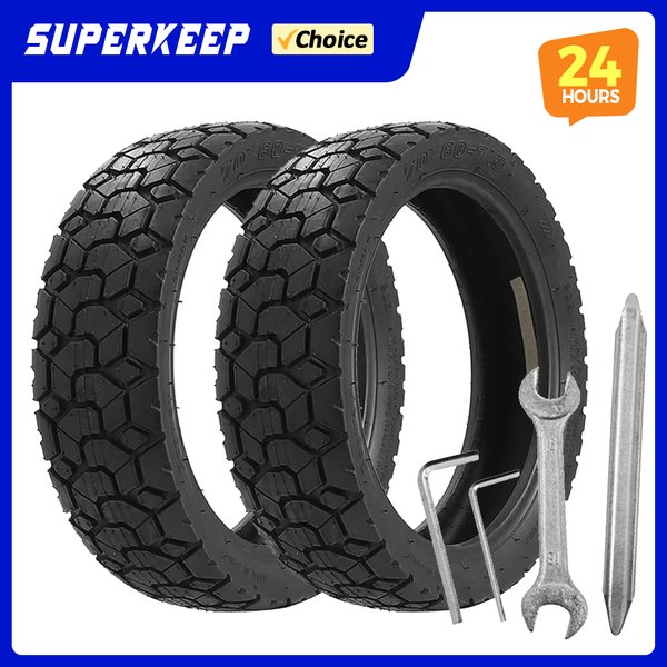 Pneu tout-terrain Tubeless de 11 pouces pour Scooter électrique Ninebot ZT3 ZT3 Pro, roues avant et arrière, pneus sous vide 70/60 – 7.5