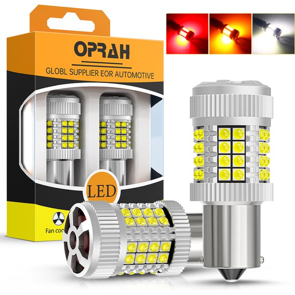 Clignotant LED haute puissance, accessoire de voiture, PY21W BAU15S BA15S 1156 P21/5W 1157, indicateur avant/arrière, ampoule de frein 12V, 2 pièces