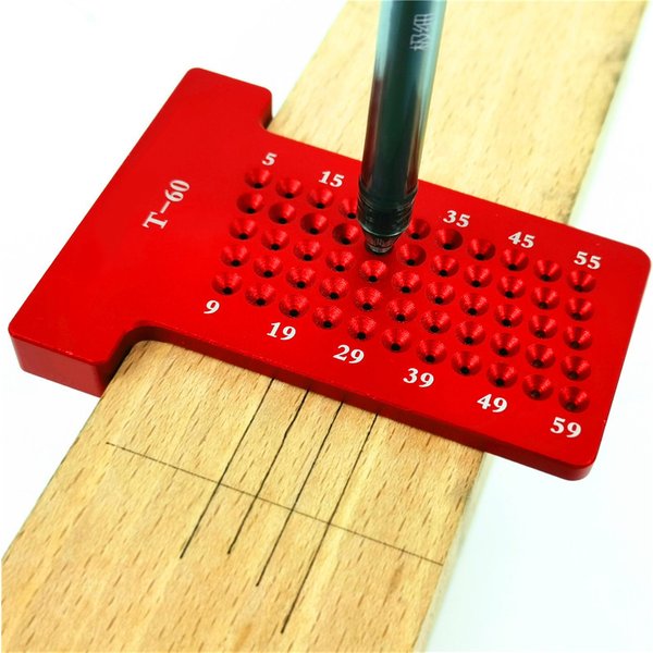 T60 Precision Square Measurements Ruler Measuring Marking Professional Woodworking Carpenters Aluminum Framing