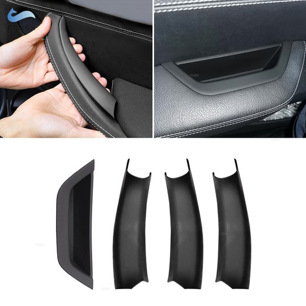 For BMW X3 X4 F25 F26 2010 2011 2012 2013 2014 2015 2016 Car Interior Door Handle Panel Pull Cover LHD/RHD Carbon Texture/Black