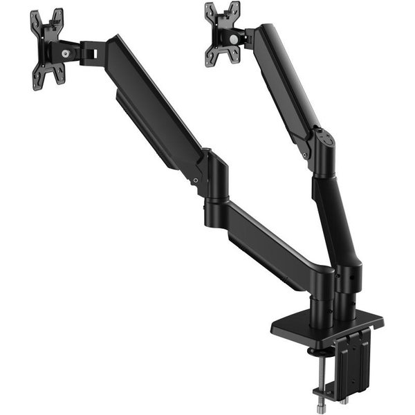 Dual-Monitor-Halterung für 13″–32″ Bildschirme, verstellbarer Dual-Monitor-Ständer, mit 180°-Drehung ° Schwenkbar, Neigbar, 360° ° Rotation für das Home Office