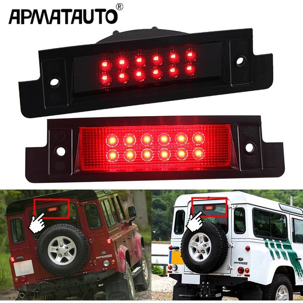Troisième feu Stop pour Land Rover Discovery Defender 90/110 LED, feu Stop à montage élevé XFK100290, fumée rouge