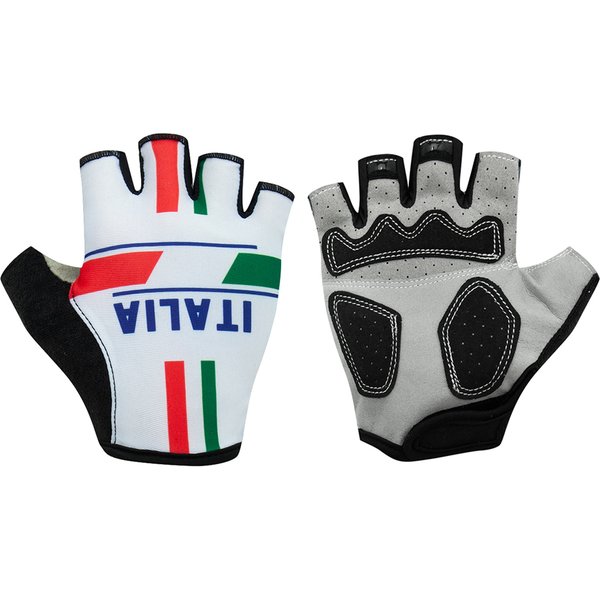 ITALIA-Gants de Cyclisme Demi Doigt, Antichoc, Moto