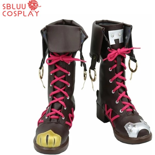 SBluuCosplay LOL Arcane Jinx Cosplay Boots Props Shoes Halloween Party Accessories Custom Made