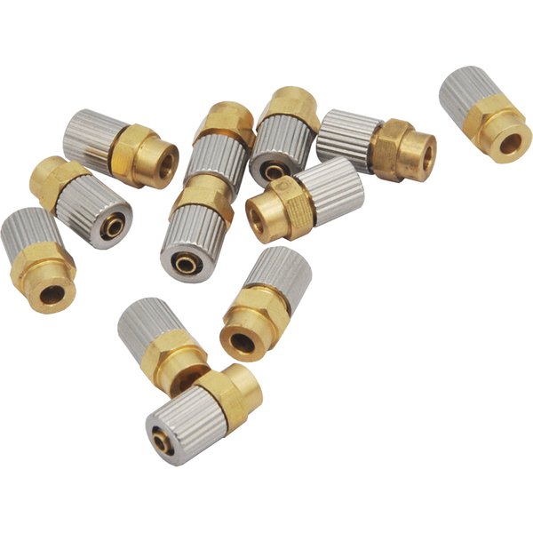 Connecteur de soudure de buse pour OD 3mm, tuyau en cuivre d'intervalles hydrauliques RC EbBulldozer chargeur modèle huile continents pièces multiples 4 pièces