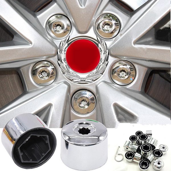 Capuchons de boulons de roue de voiture, couvercle de vis, Volkswagen VW POLO Tiguan Passat B5 Gods B7 Golf 4 5 6 7 MK6 Jetta MK5 Bora Touran, 20 pièces