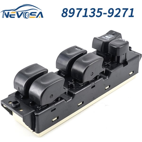 NEVOSA 897135 -9271 commutateur de commande principal de fenêtre électrique pour Isuzu Rodeo 1998 1999 2000 2001 2002 2003 2004 8971359271
