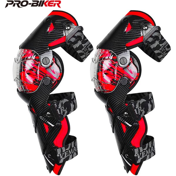 Genouillères de Motocross rouges genouillère de Moto Protection de Moto équipement de Motocross protecteur de genou de Moto protections de sécurité