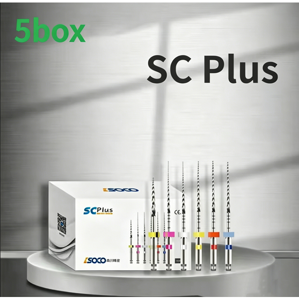 SOCO plus 5-pak Aktywowane pilniki endodontyczne do kanałów korzeniowych, narzędzia rotacyjne dla dentystów