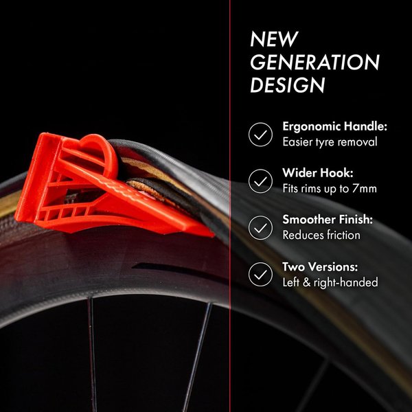 Outil de remplacement de pneus de vélo nouvelle génération, design léger, robuste et durable