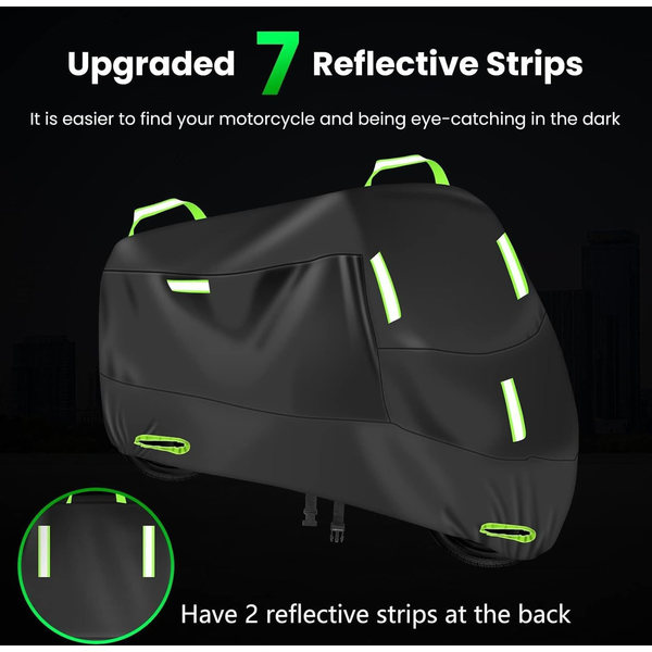 Housse de protection universelle pour moto 420D anti-UV