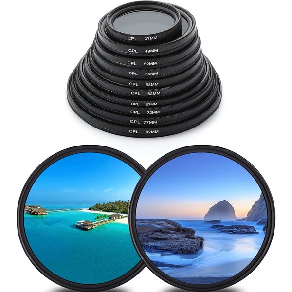 Polarizing CPL Filter 37/49/52/55/58/62/67/72/77/82mm For Canon Nikon DSLR Camera Lens