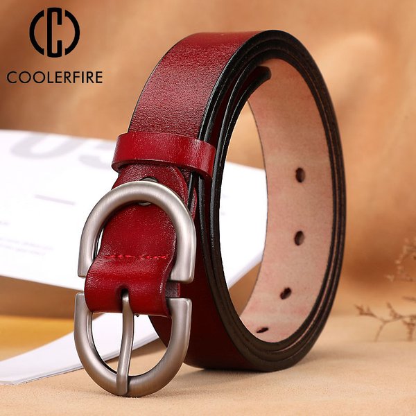 Belts for Women Genuine Leather Cowskin High Quality Fashion Belt Jeans Woman Belts for Dress Luxury Brand Women's Belt LD032-1