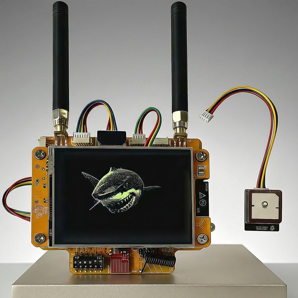 Moduł RF NM-RF-Hat Companion Hat Multi-Band RF dla CYD Bruce ESP32-2432S028 TX/RX 433M nRF24 PN532 CC1101 IR OOK z funkcją zarządzania energią i gniazdem TF.