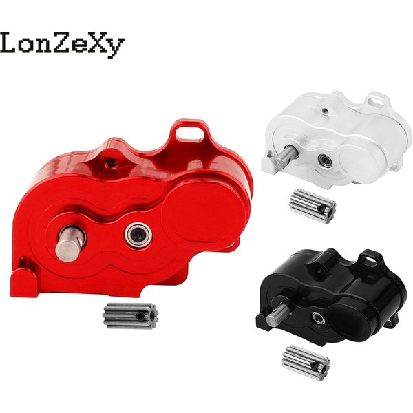 Ultraleichtes LCG-Metallgetriebe mit niedriger Geschwindigkeit und Motorgetriebe für 1/10 RC-Car SCX10 TRX4 RC4WD Capra Upgrade-Teil