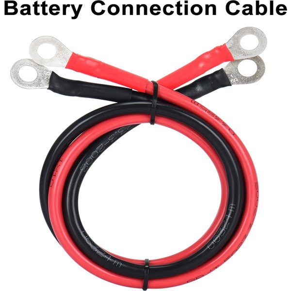 Batterie-Wechselrichter-Kabels atz mit Klemmen 8/6awg Kupferkabel Solarstrom-Verbindungs kabel mit Öse