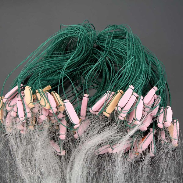 Lixada Fish Network 25m 3 couches filet à poisson Monofilament pêche filet maillant avec piège à pêche flottant