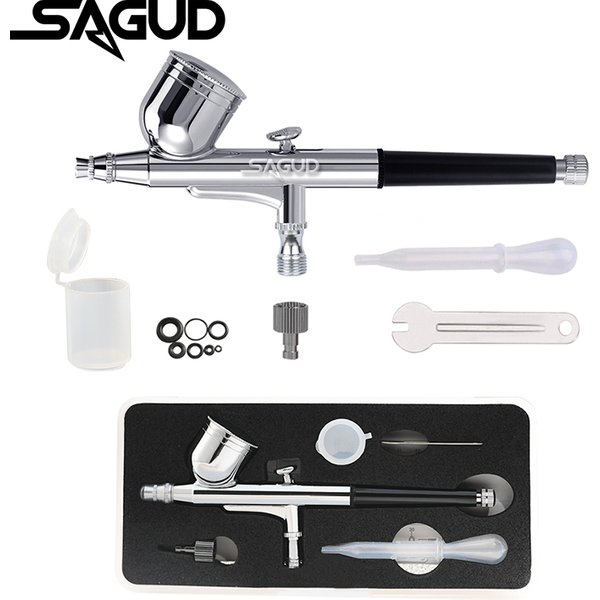 Modèle d'aérographe SD130, pistolet de pulvérisation polyvalent à double Action, alimentation par gravité, pour pulvérisation de graphiques automobiles, artisanat d'art, tatouages, gâteaux