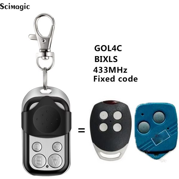 Fernbedienung 433 MHz Gol4C BIXLS Duplikator Handtransmitter 433,92 MHz Festcode-Befehl Garagentoröffner