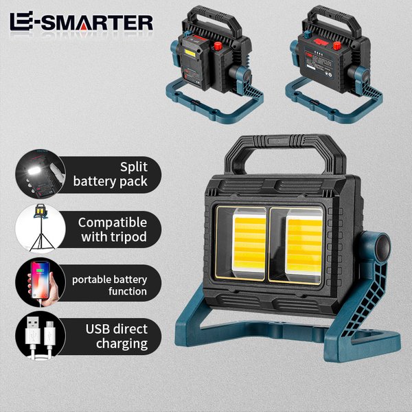 Lampe de poche LED haute puissance, lanterne de pêche étanche, torche, Rechargeable par USB, projecteur puissant, lampe de Camping