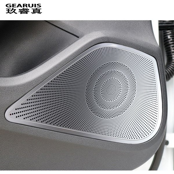 Panneau de porte de voiture pour Audi A3 8V, S3 2014-2020, coussin de haut-parleur, audio stéréo, couvercle de klaxon, cadre de garniture, autocollants, accessoires automobiles