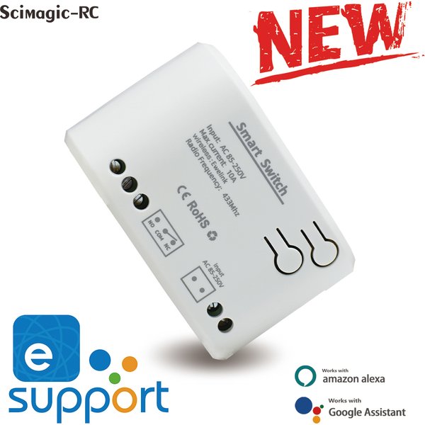 Ewelink WIFI ouvre-porte de Garage contrôleur commutateur intelligent On Off relais Module porte ouverte commande vocale Alexa Google Home