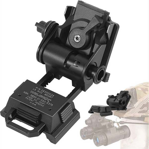 BOOIU Taktische Helm Nachtsicht Halterung für L4G24 PVS15/18 Metall Brille Halterung NVG Helm Halterung Helm Kampf Zubehör