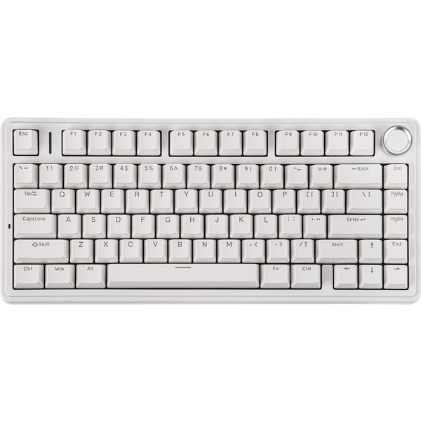 EPOMAKER X AULA F75 Przewodowa Klawiatura Mechaniczna 75% ANSI US Layout Gasket Hot-Swap z Pokrętłem dla Mac/WIN/Android
