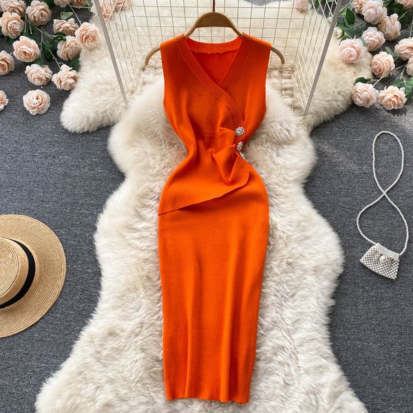 YuooMuoo-Robe d'été élégante pour femme avec boutons, taille fine, batterie con, hanches fibrGT, robe de soirée éducative