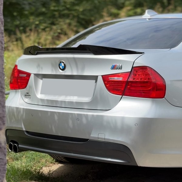 PSM MP M4 M3 Style Warga bagażnika do BMW serii 3 E90 335i 318d 320i 325i 330i 2005-2012 Tylny spojler dachowy Skrzydło Akcesoria samochodowe