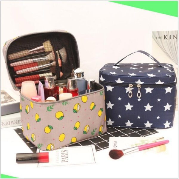 Trousse de maquillage de voyage, sac à cosmétiques portable étanche pour femmes, grande capacité, rangement de toilettes, boîte à cosmétiques, sac de lavage à fermeture éclair, sac de beauté