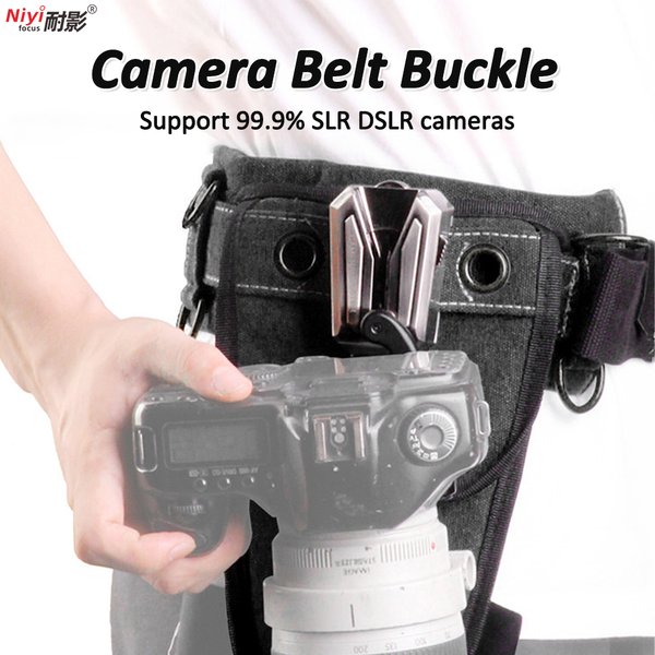 Kamera Schnell Taille Gürtel Schnalle Taste Clip Halter für Tragen DSLR Digital SLR Quick Release für Nikon Canon Sony Lumix