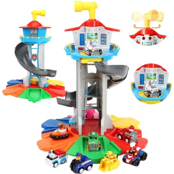 Ensemble de jouets Paw Patrol, figurines de personnages à assembler pour Halloween, Noël et les journées scolaires, en cadeau, figurines de dessins animés, jouets pour adultes