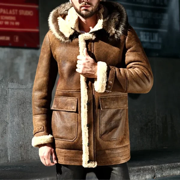 Hiver nouvelle fourrure intégrée hommes manteau épaissi Imitation cuir velours veste vêtements d'extérieur pardessus grande taille 5XL vêtements pour hommes