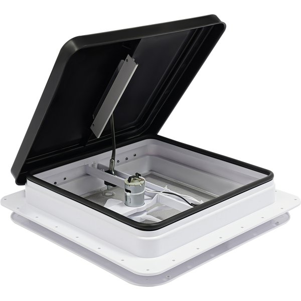 42*42cm RV Ventilation, Roof Exhaust Fan, Vent Skylight RV Sunroof, for Caravans or Motorhomes