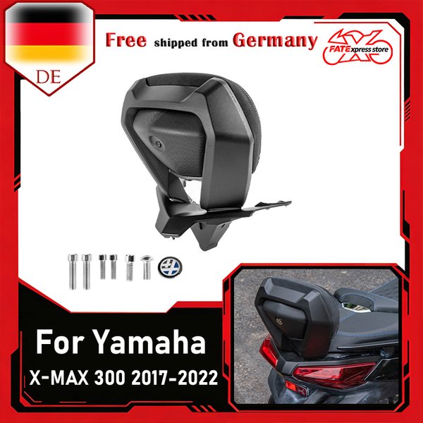 WOLFLINE pour Yamaha X-MAX XMAX 300, support de dossier de siège passager arrière, accessoires de moto, repose-dos arrière 2017-2022 2021 202