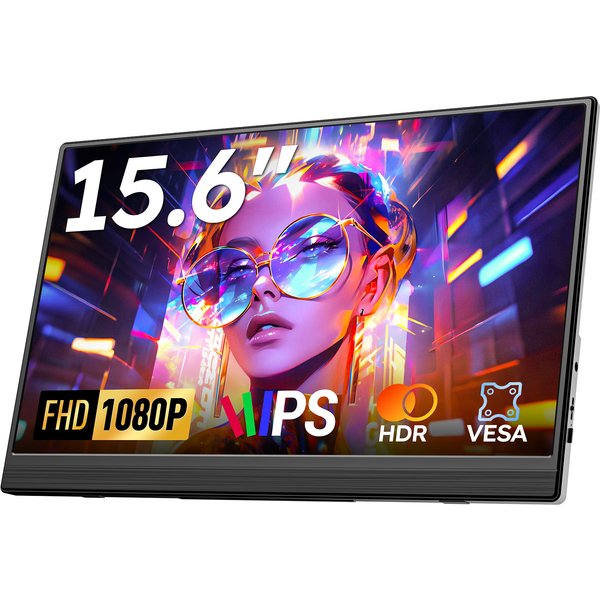 Moniteurs portables Dopesplay de 15,6 pouces pour ordinateurs portables, écran externe FHD IPS 1080P, extension d'écran pour jeux sur MAC, téléphone, PC